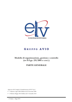 GRUPPOAVIO Modello di organizzazione, gestione e