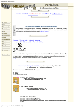 MILANO PRESS - Fashion e bellezza