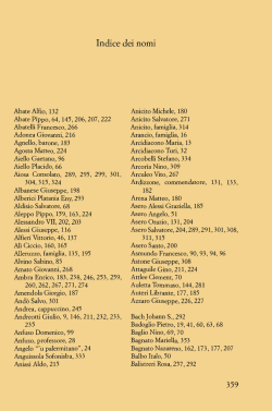 Dai Normanni ai Democristiani - Indice dei Nomi