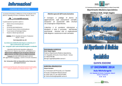 CONVEGNO DIP.2014 - Ospedale di Circolo e Fondazione Macchi