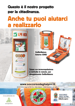 locandina progetto totem Alpini Mandello