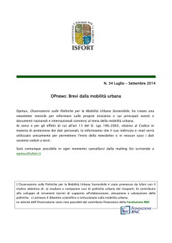 N&deg; 34 - Luglio/Settembre 2014