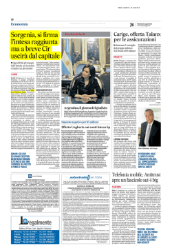 Il Messaggero - Lombardi Molinari Segni Studio legale