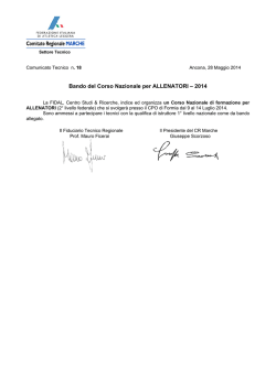 Scarica il bando e la modulistica