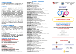 brochure / programma - Università degli studi di Cagliari.