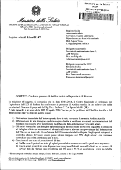 nota ministeriale