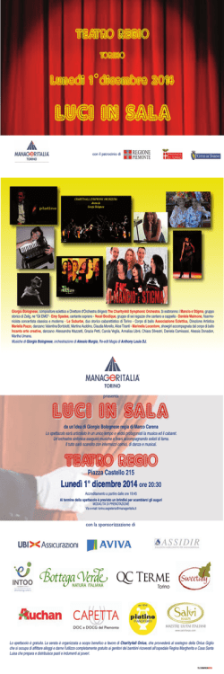 LUCI IN SALA - Manageritalia