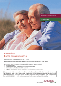 Nota informativa - Nationale Suisse