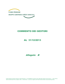 Allegato B al bilancio al 31/12/2013