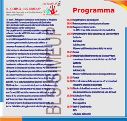 IL CORSO BLS-SIMEUP &ldquo; \t\\