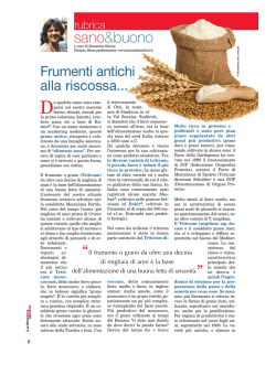 Frumenti antichi alla riscossa