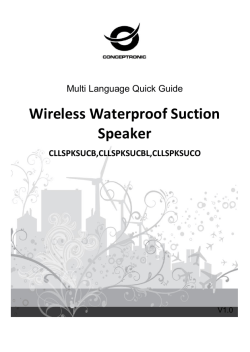 Wireless Waterproof Suction Speaker