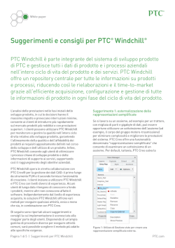 Suggerimenti e consigli per PTC® Windchill®