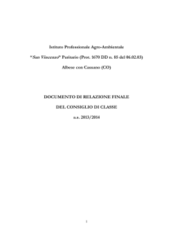 Documento del 15 MAGGIO 2014