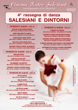 4a rassegna di danza SALESIANI E DINTORNI