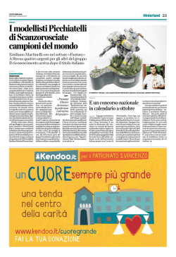 I modellisti Picchiatelli di Scanzorosciate campioni del mondo