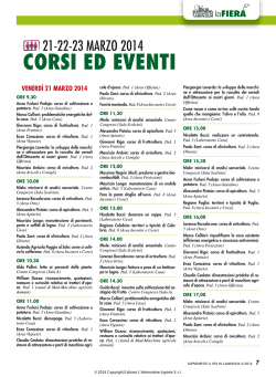 Corsi ed eventi in fiera - GAL Terra dei Trulli e di Barsento