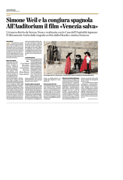 Simone Weil e la congiura spagnola All