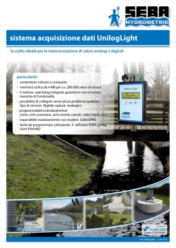 sistema acquisizione dati UnilogLight