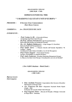 Leggi il programma - Massoneria Scozzese