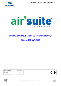 Manuale CE - AirSuite by Labiotest
