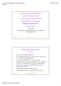 Parte2_(b) _Teoria_del Consumo - Universit&agrave; degli Studi di Bologna
