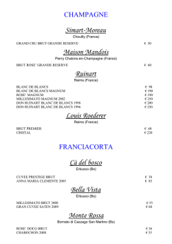 Scarica la carta dei vini