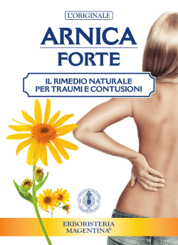 Arnica Forte - Erboristeria Magentina