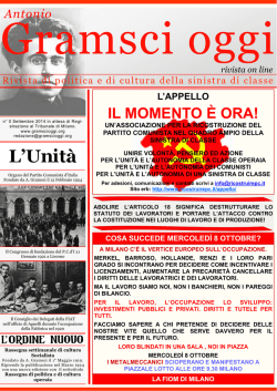 IL MOMENTO &Egrave; ORA!