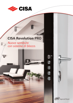 PDE671 Catalogo CISA Revolution PRO IT.indd