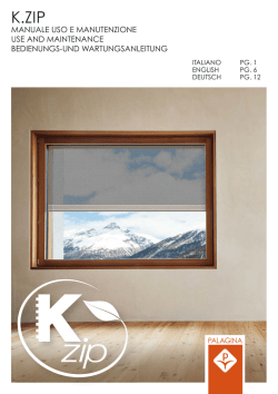 manuale uso e manutenzione use and maintenance