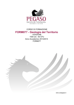 Pegaso - Università Telematica - Collegio Geometri e Geometri