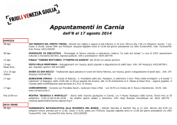 Programma - Provincia di Udine
