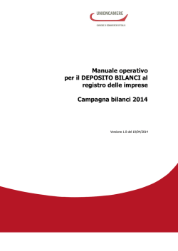 Guida al deposito bilanci 2014