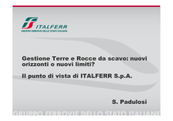 nuovi orizzonti o nuovi limiti?