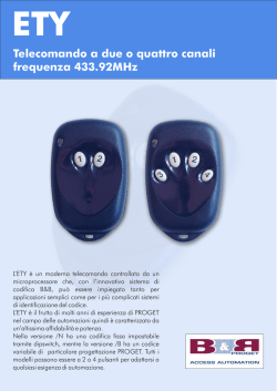 ETY - BeB Proget Automazioni