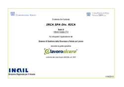 IRCA SPA Div. RICA - Zoppas Industries