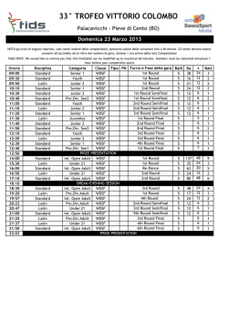 Time Table Colombo 2014