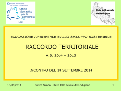 Presentazione PPT Strada - Lodi - Ufficio scolastico regionale per la