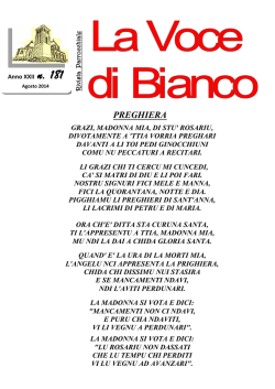 Notizie dalla parrocchia