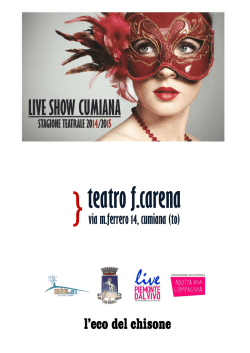 teatro f.carena - Mulino ad Arte