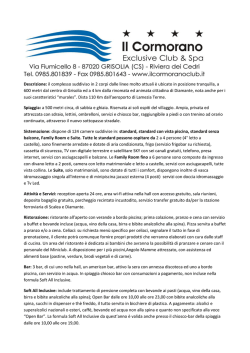 listino prezzi estate 2014