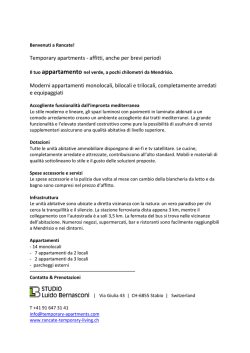 Temporary apartments - affitti, anche per brevi