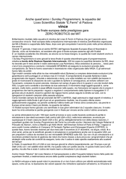 articolo del prof. renato macchietto