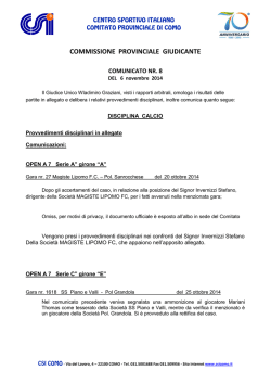 Nr. 08 del 06/11/14