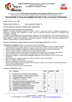 Educazione e Cura