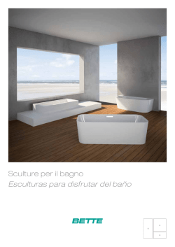 Cat&aacute;logo Bette, esculturas para el ba&ntilde;o