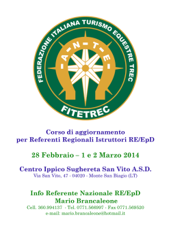 Programma Corso aggiornamento Referenti Regionali EpD-1