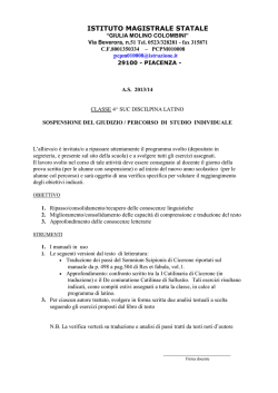 4 SU C - Liceo Statale GM Colombini