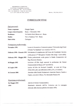 GIORGIO CAPUTO DOTTORE COMMERCIALISTA VIA A